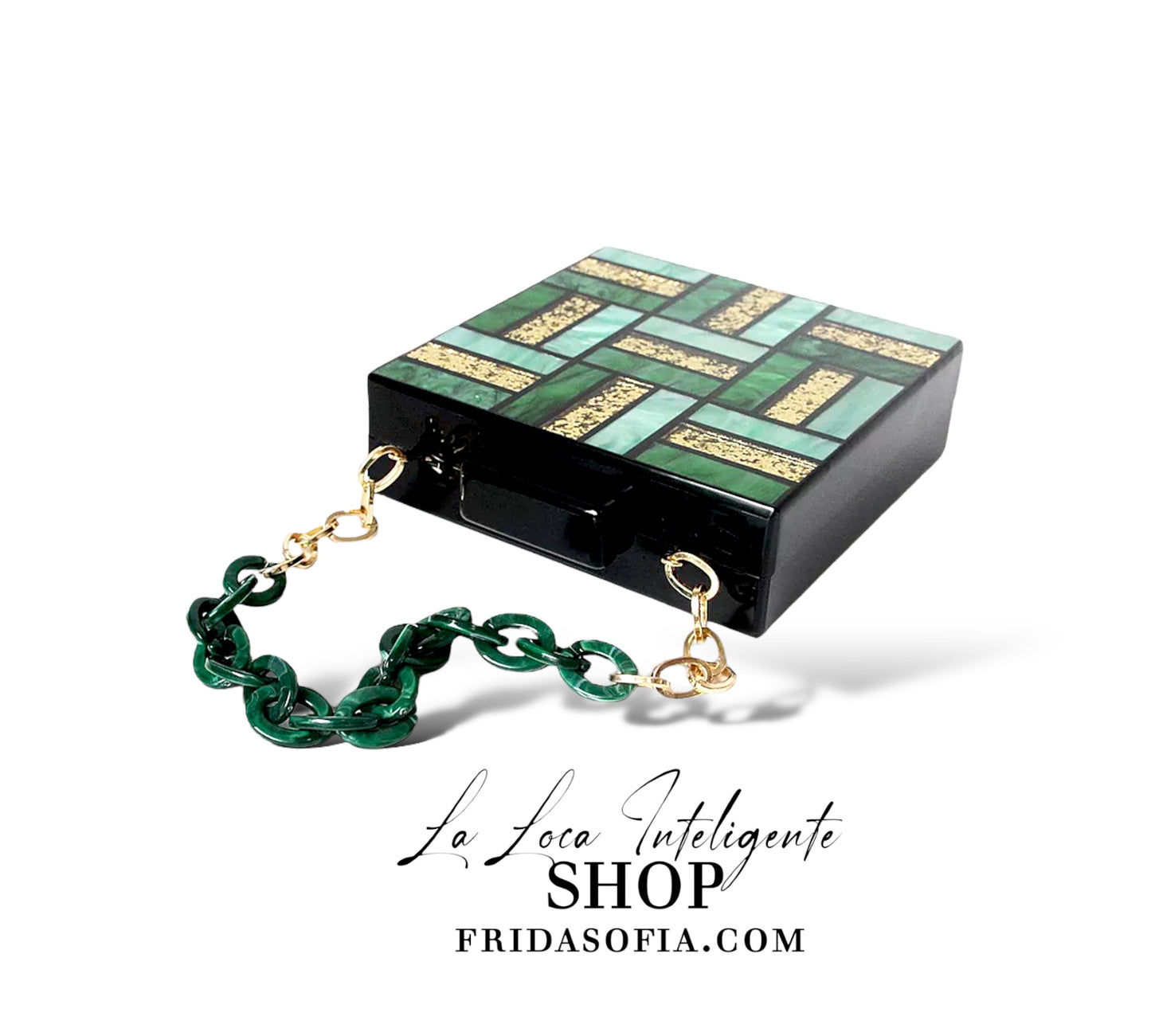 Green Gold Clutch