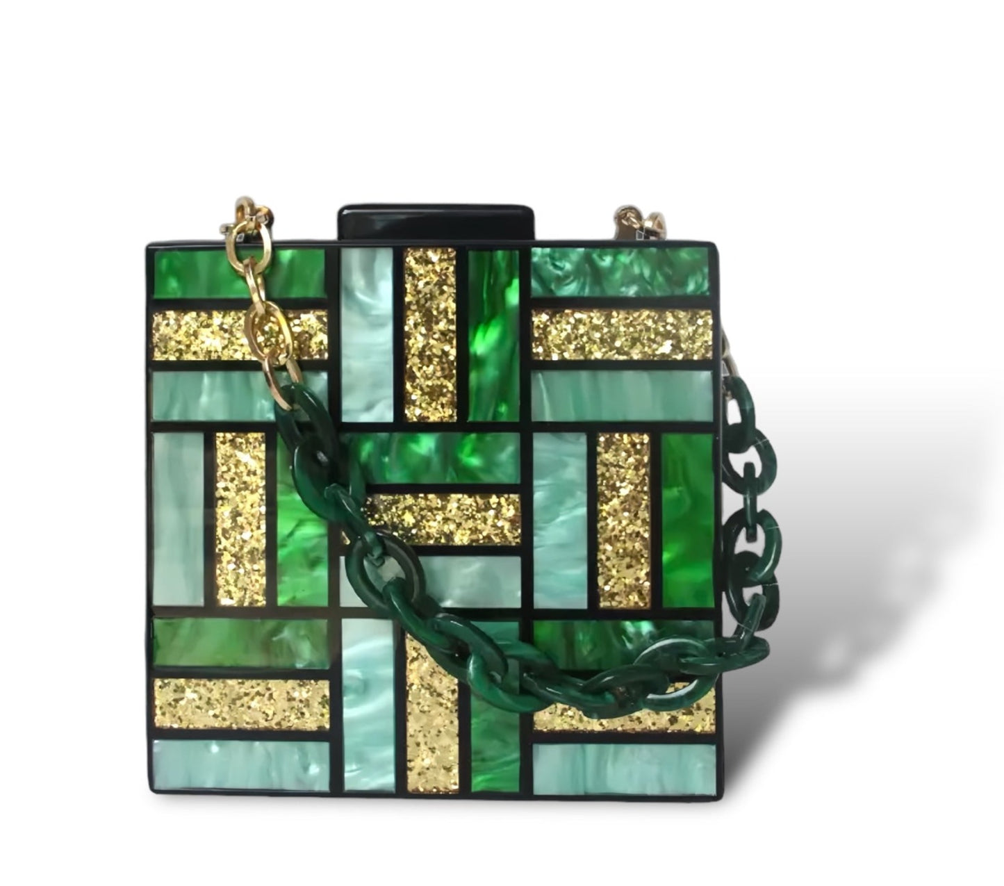 Green Gold Clutch