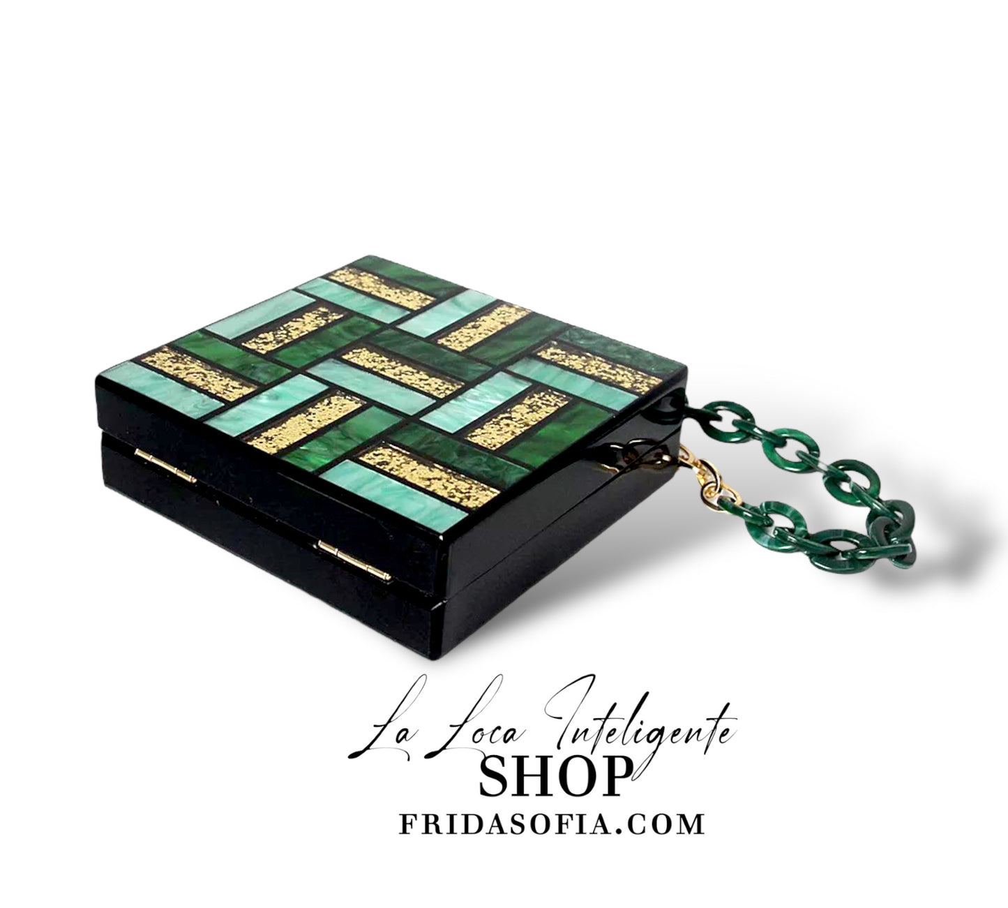 Green Gold Clutch