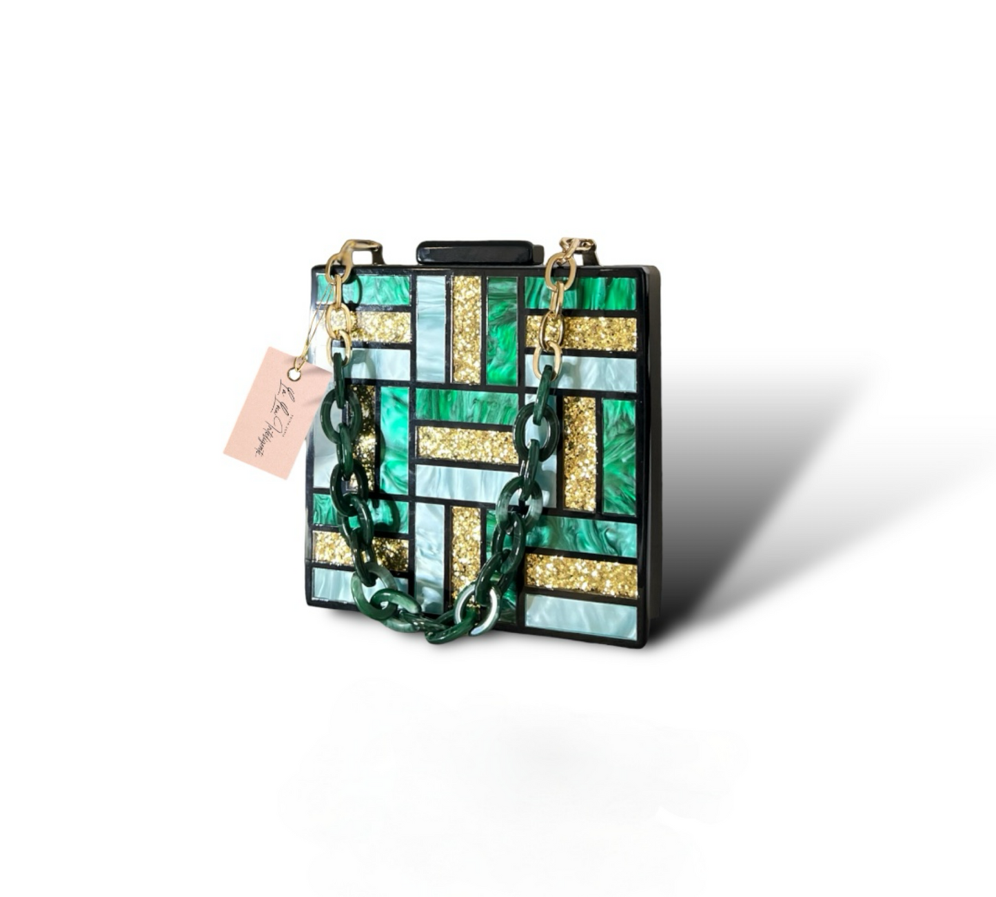 Green Gold Clutch