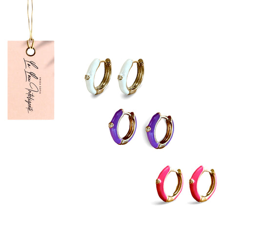 Baby Accent Hoops