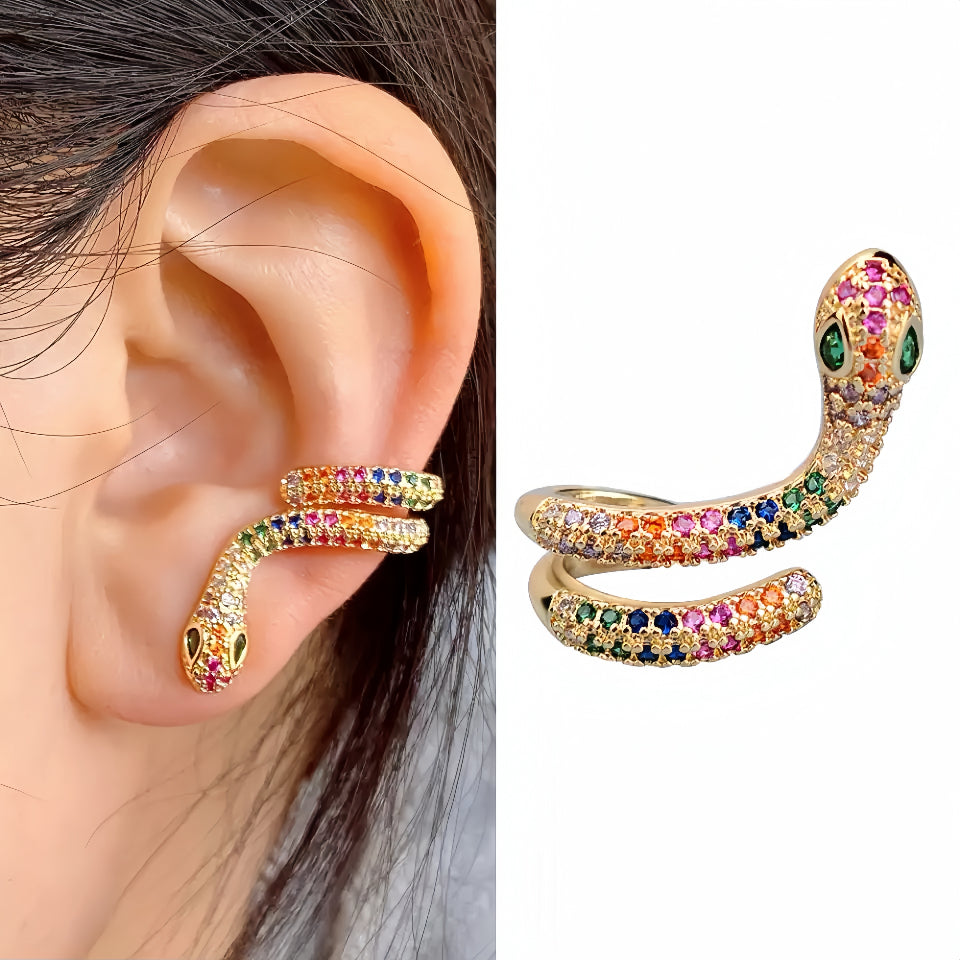 Rainbow Snake Ear CLIPcing