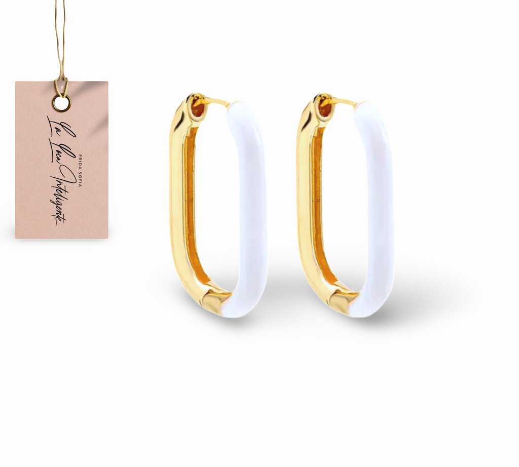 Pendientes de aro Karma Loop