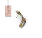 Clip de oreja de serpiente arcoíris