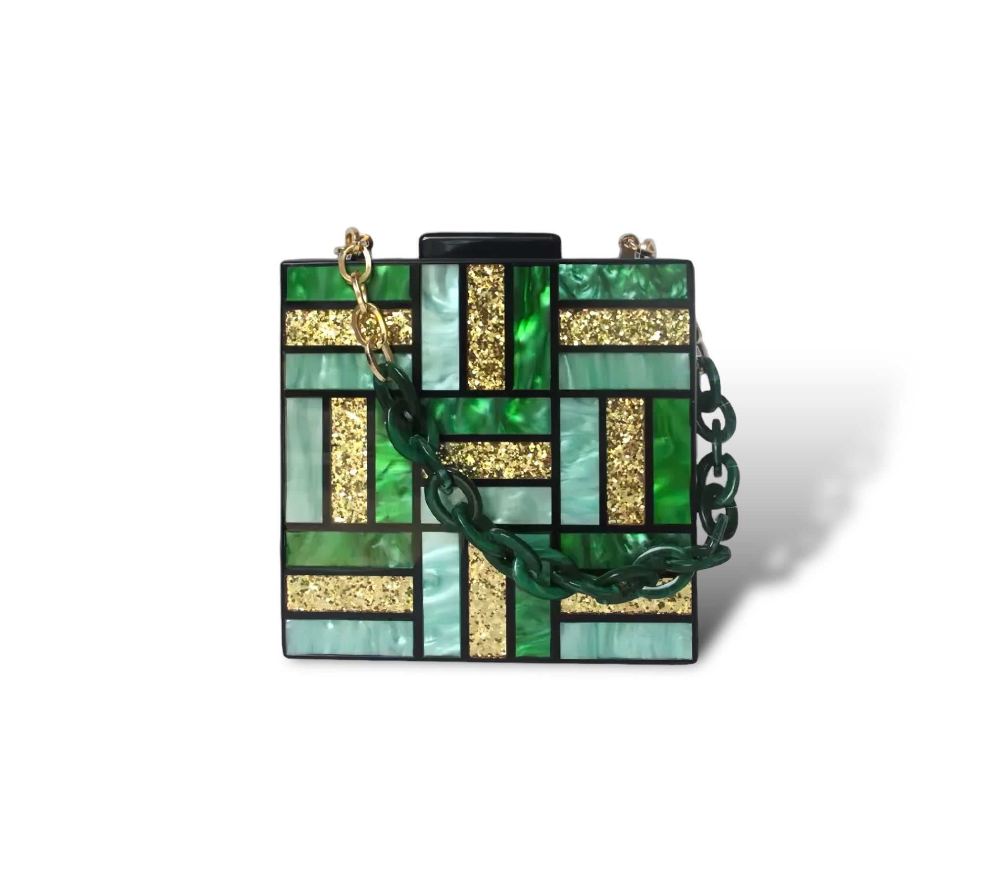 Green Gold Clutch