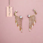 CLIPcing de oreja en cascada dorada